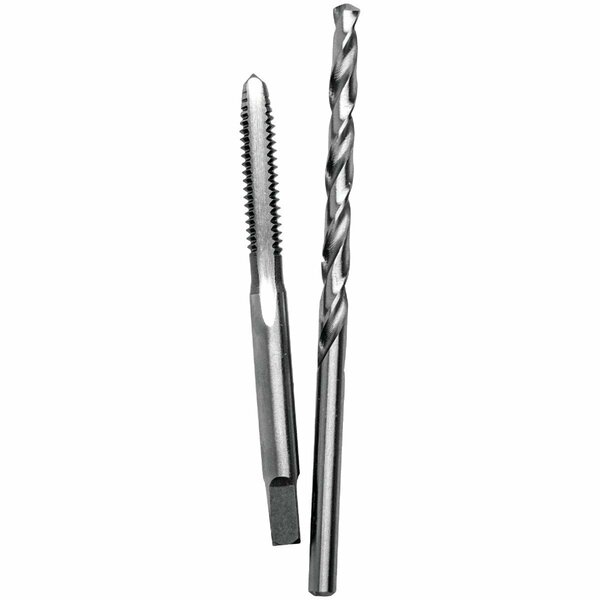 Century Drill Tool Century Drill & Tool  4-40 National Coarse Carbon Steel Tap-Plug  and #43 Wire Gauge Drill Bit 95302